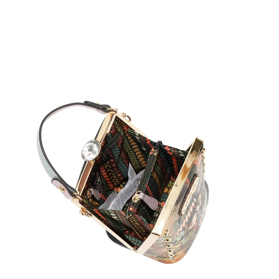 NICOLE LEE USA DIAMOND STONE CLUTCH Handbags