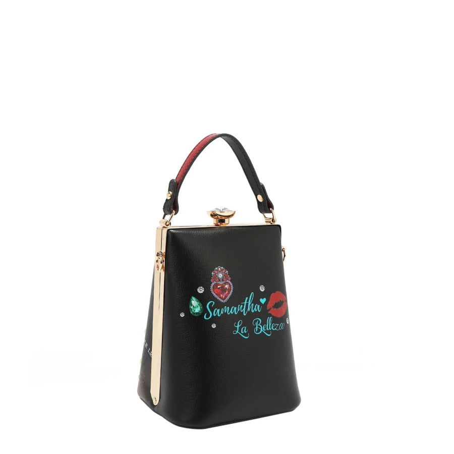 NICOLE LEE USA DIAMOND STONE CLUTCH Handbags