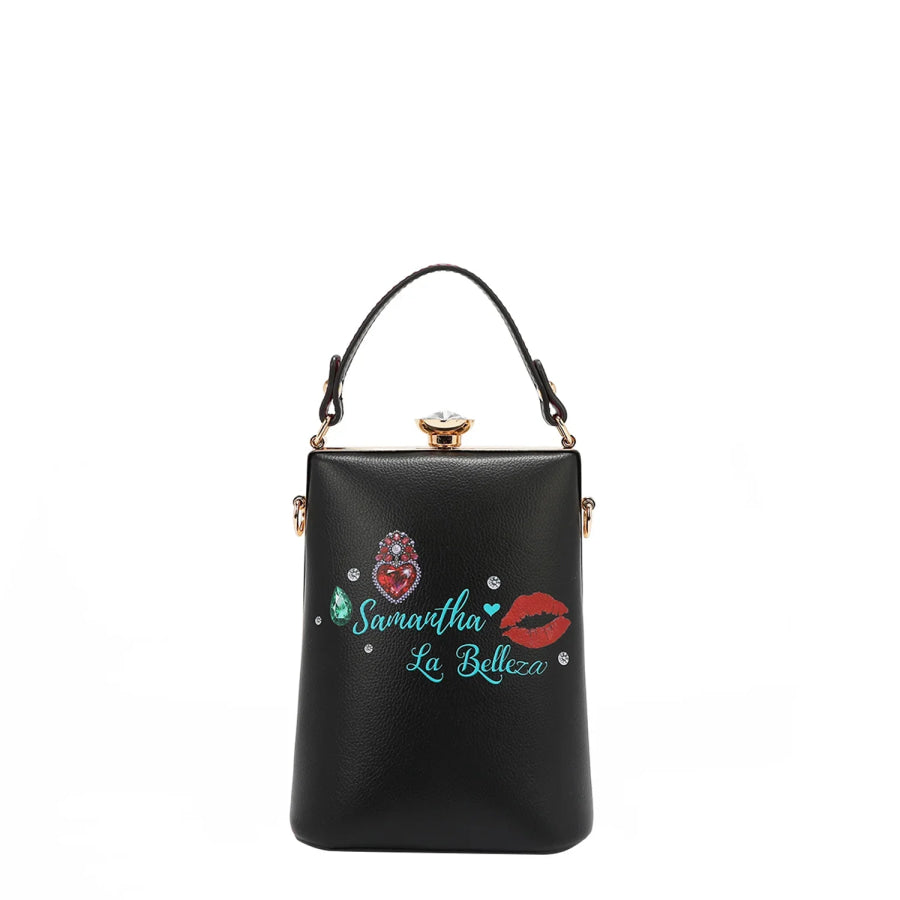 NICOLE LEE USA DIAMOND STONE CLUTCH Handbags