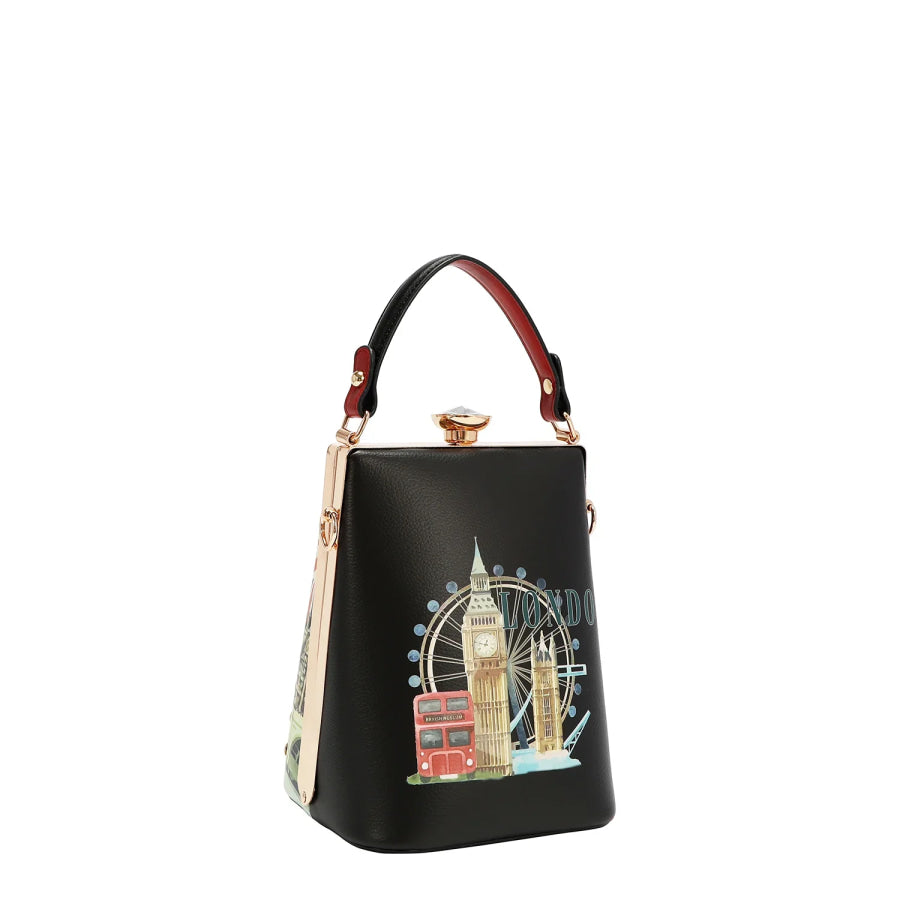 NICOLE LEE USA DIAMOND STONE CLUTCH Handbags