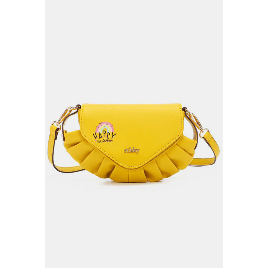 Nicole Lee USA Graphic Crossbody Bag Yellow / One Size Apparel and Accessories
