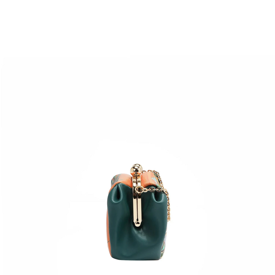 NICOLE LEE USA KISS LOCK CROSSBODY MINI BAG Handbags