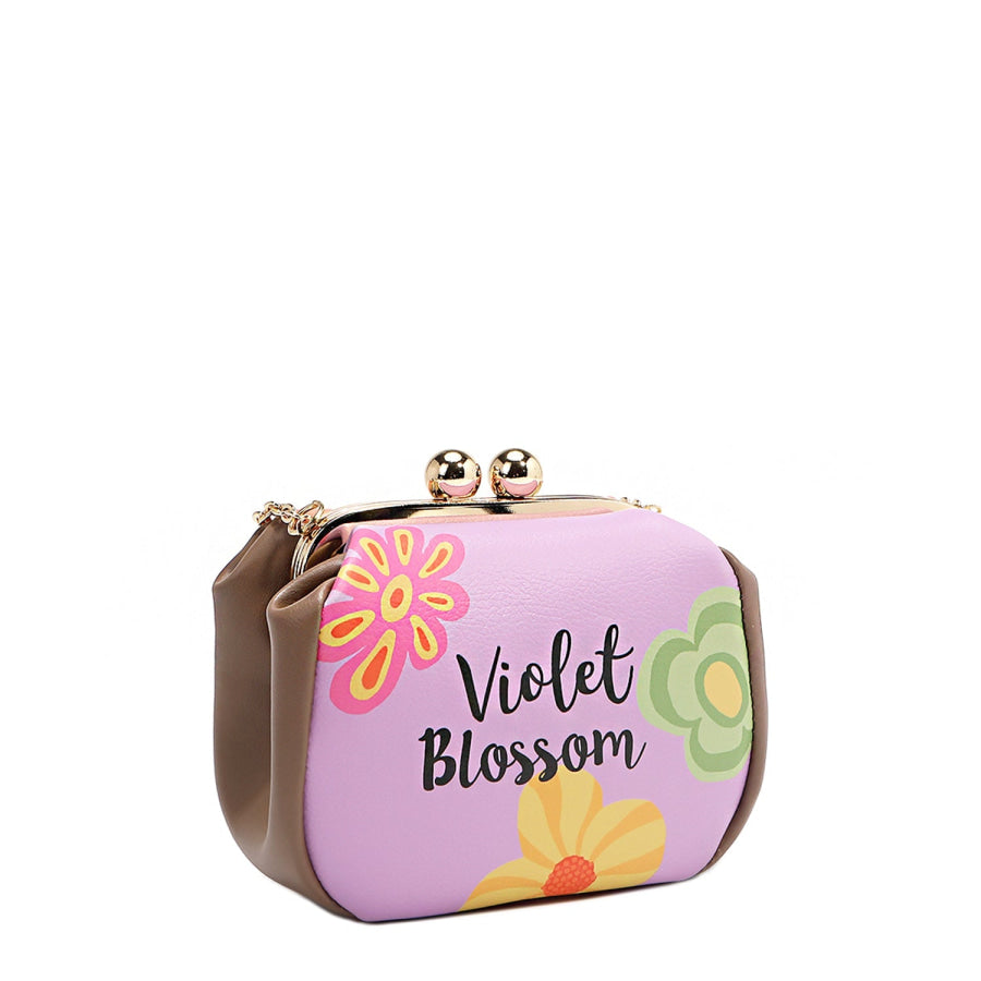 NICOLE LEE USA KISS LOCK CROSSBODY MINI BAG Handbags