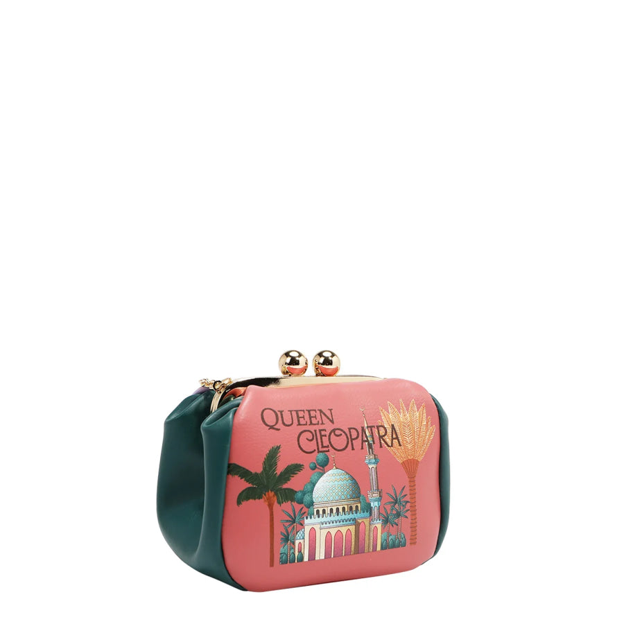 NICOLE LEE USA KISS LOCK CROSSBODY MINI BAG Handbags