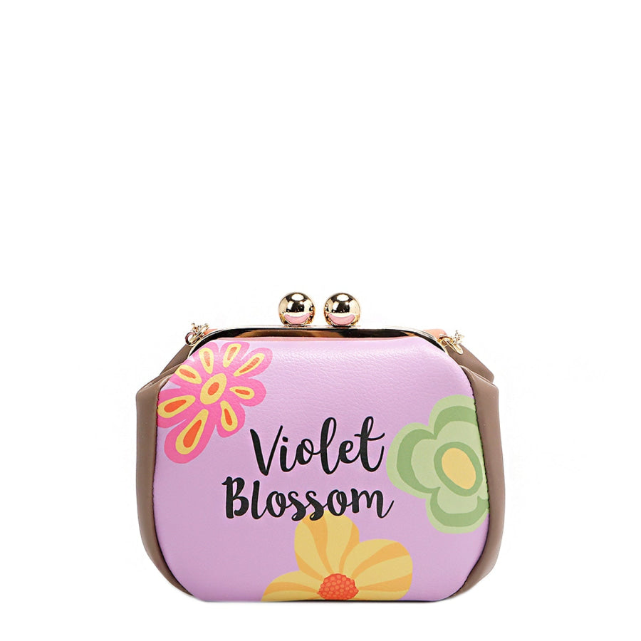 NICOLE LEE USA KISS LOCK CROSSBODY MINI BAG Handbags