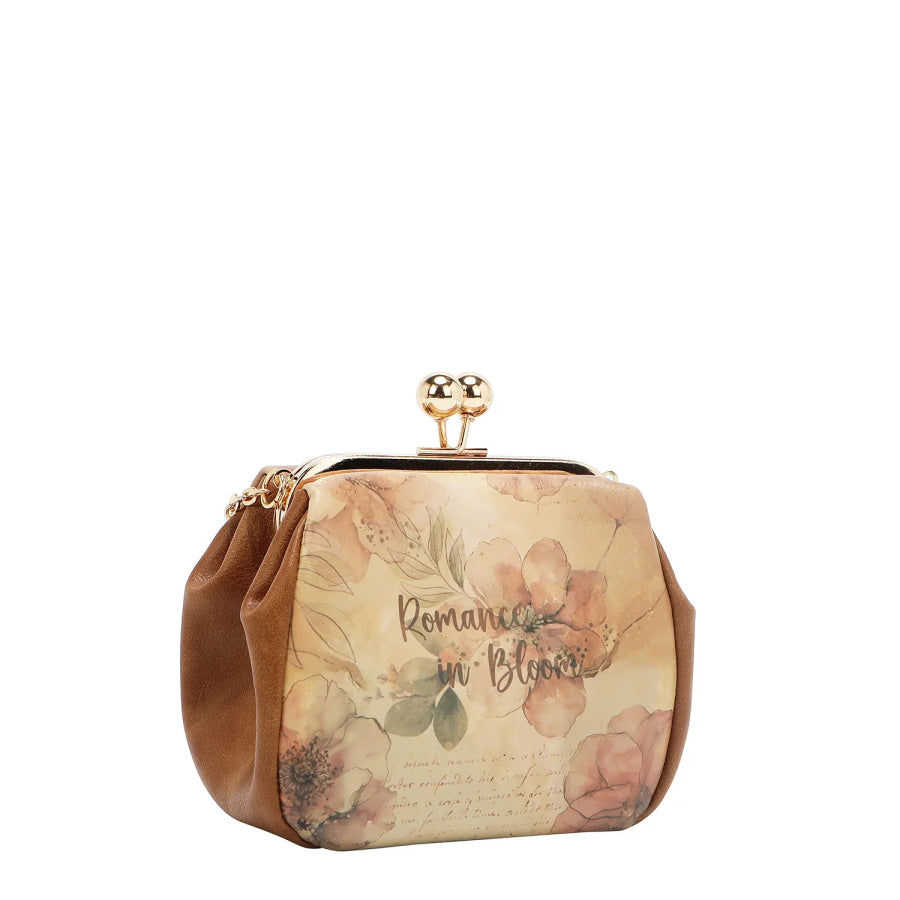 NICOLE LEE USA KISS LOCK CROSSBODY MINI BAG Handbags