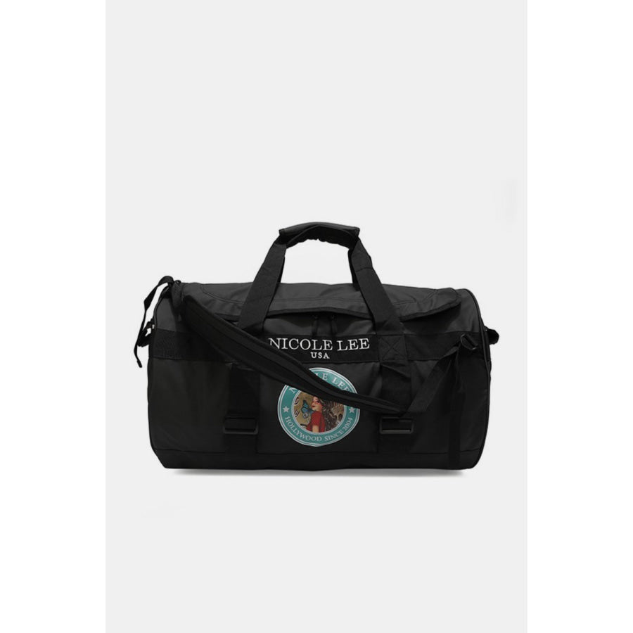 Nicole Lee USA Large Duffel Bag Black / One Size Apparel and Accessories