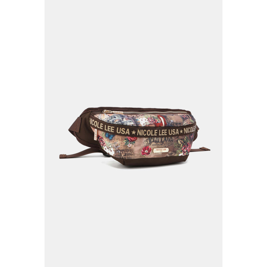 Nicole Lee USA Logo Fanny Pack Apparel and Accessories