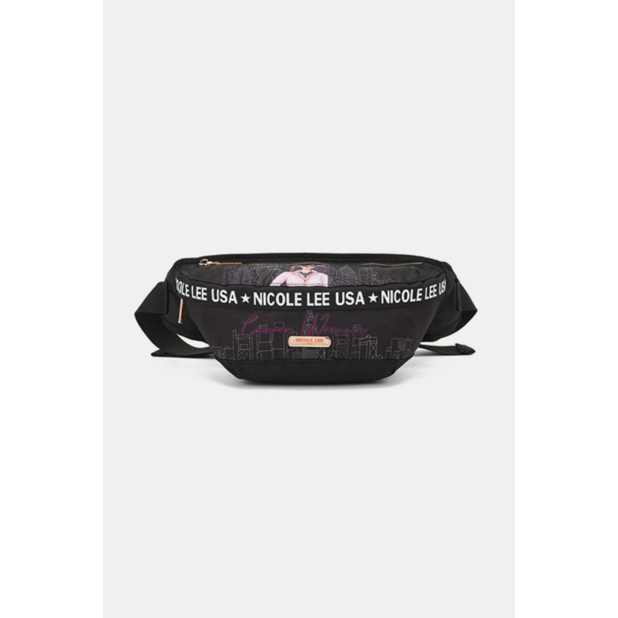 Nicole Lee USA Logo Fanny Pack Career Woman / One Size Apparel and Accessories