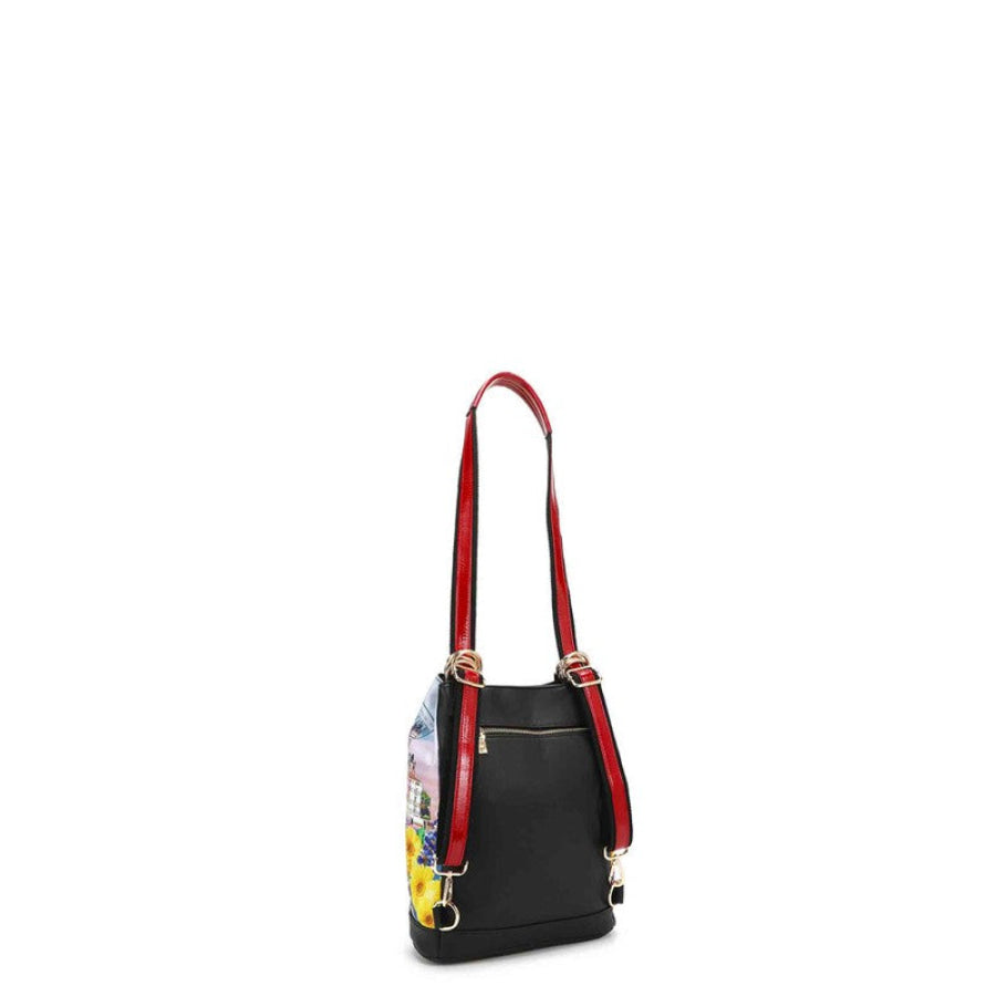 Nicole Lee USA Nylon Multifunctional Bucket Backpack - Honeymoon in Venezia Honeymoon in Venezia / One Size Apparel and Accessories