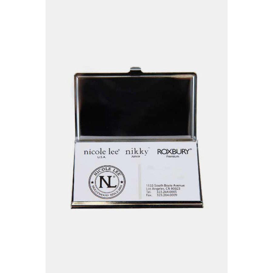 Nicole Lee USA Printed Business Card Case Apparel and Accessories