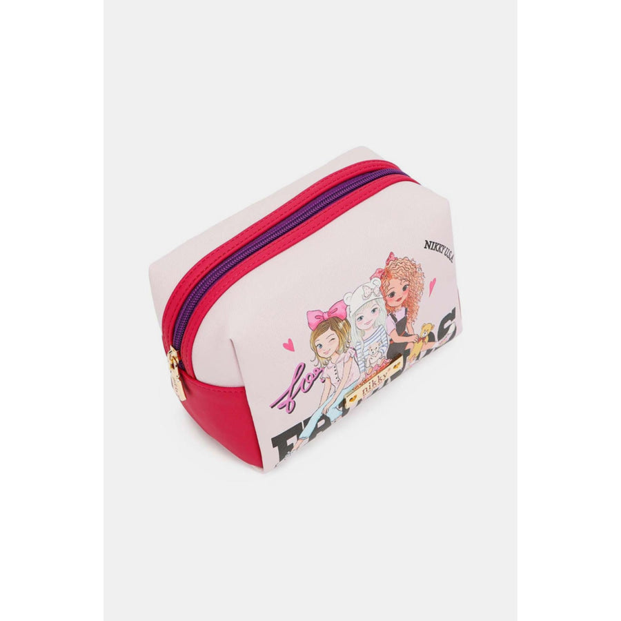 Nicole Lee USA Printed Extra Large Cosmetic Pouch Apparel and Accessories