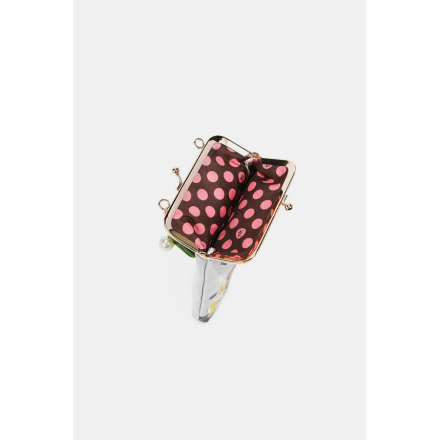 Nicole Lee USA Printed Kisslock Phone and Sunglass Purse Apparel and Accessories