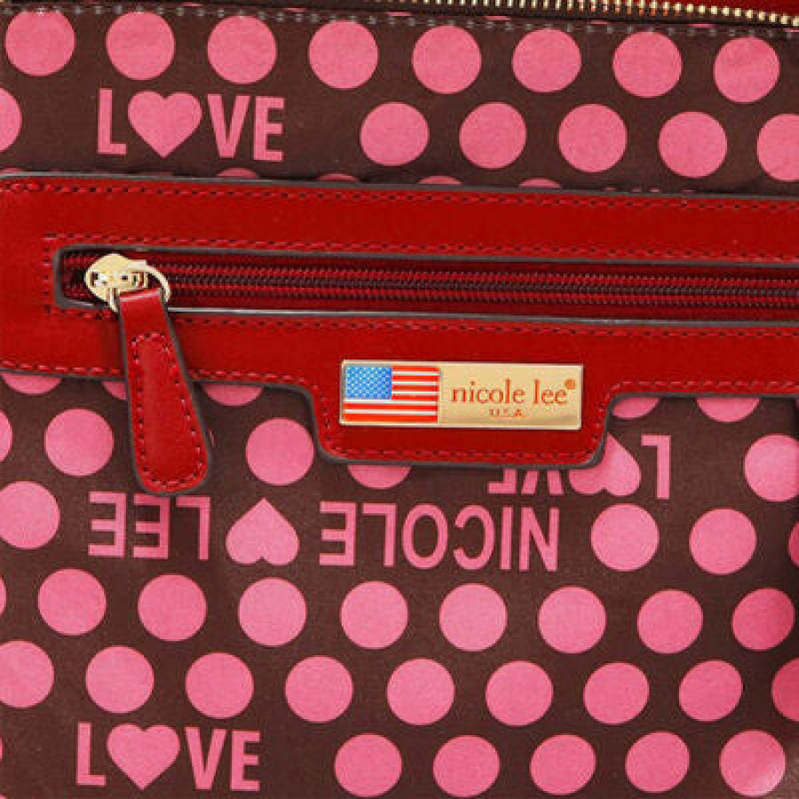 Nicole Lee USA Scallop Stitched Boston Bag Apparel and Accessories
