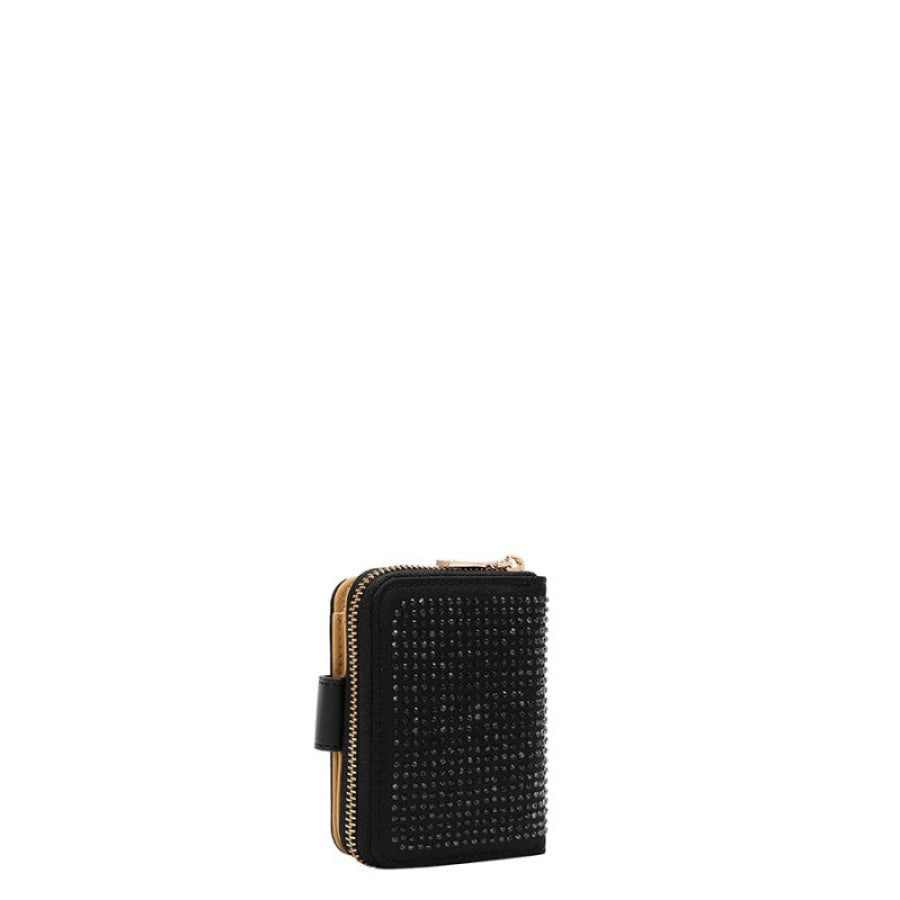 Nicole Lee USA Solid Crystal Heart Bifold Wallet