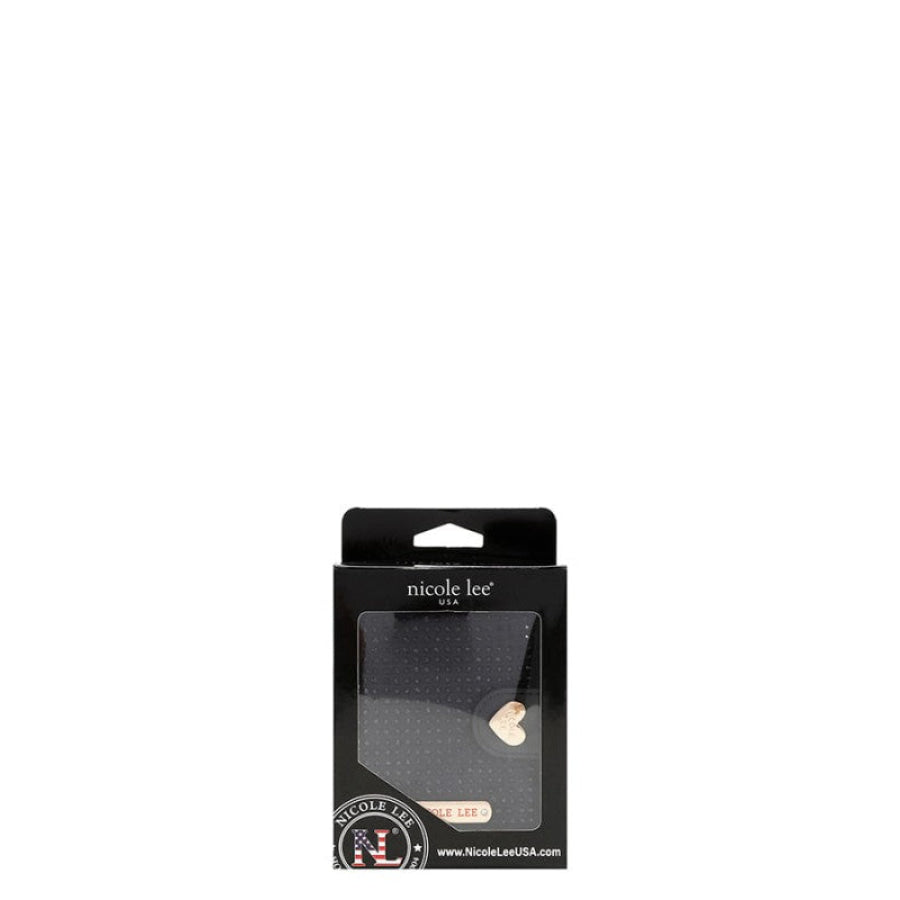 Nicole Lee USA Solid Crystal Heart Bifold Wallet