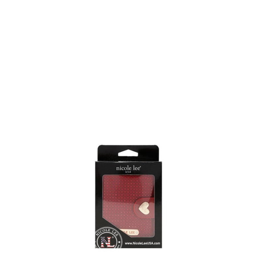 Nicole Lee USA Solid Crystal Heart Bifold Wallet