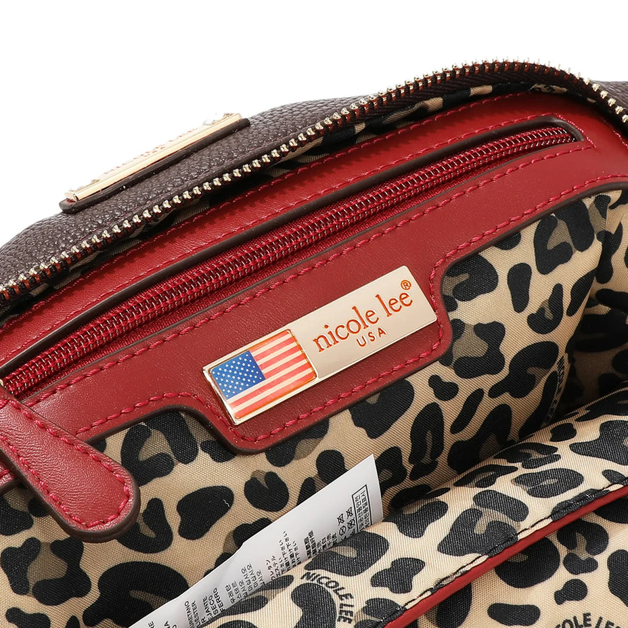 NICOLE LEE USA TRAVELER CROSSBODY BAG Handbags