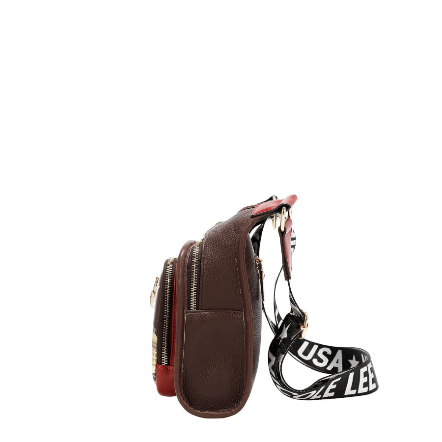 NICOLE LEE USA TRAVELER CROSSBODY BAG Handbags