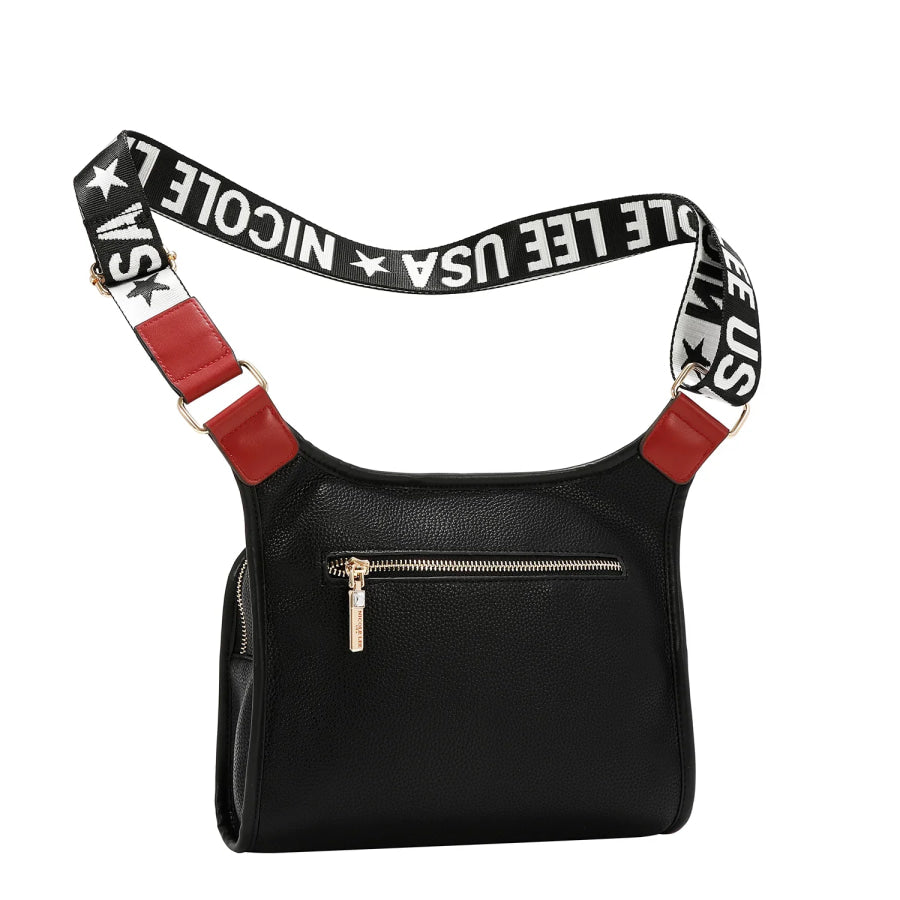 NICOLE LEE USA TRAVELER CROSSBODY BAG Handbags