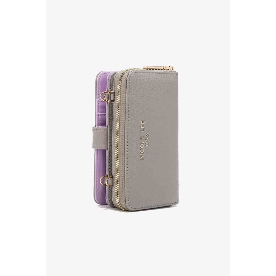 Nicole Lee USA Two-Piece Crossbody Phone Case Wallet Handbags