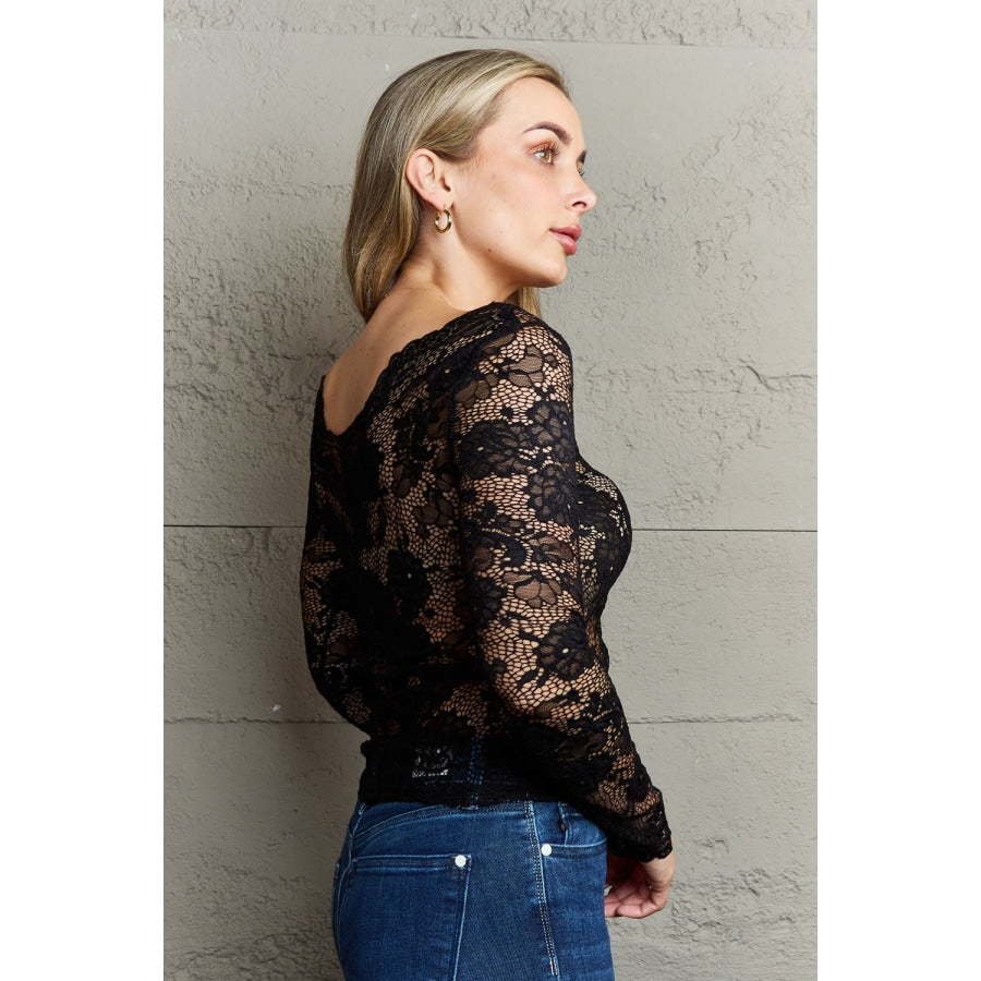 Ninexis Be Kind Off The Shoulder Lace Top