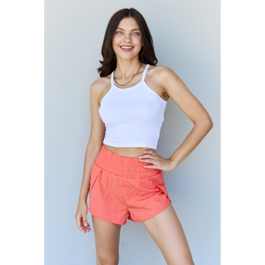 Ninexis Everyday Staple Soft Modal Short Strap Ribbed Tank Top in Off White Off White / S