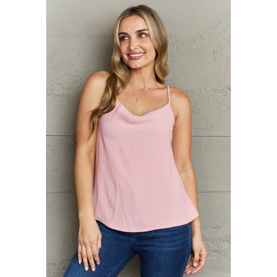 Ninexis For The Weekend Loose Fit Cami Blush Pink / S Apparel and Accessories