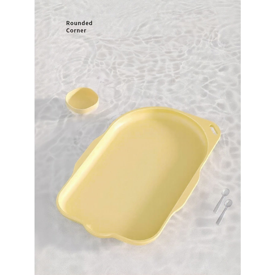 Non-Slip Pet Bowl with Tray Apparel and Accessories