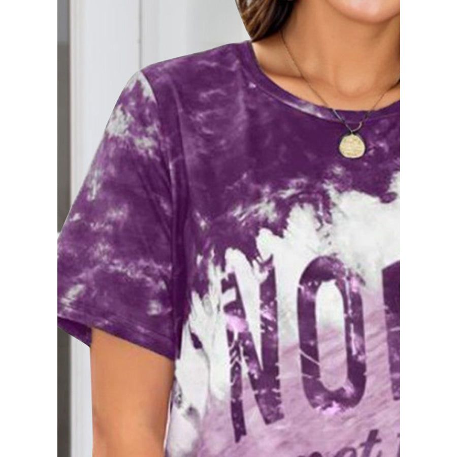 NOPE NOT TODAY Round Neck Short Sleeve T - Shirt Apparel and Accessories