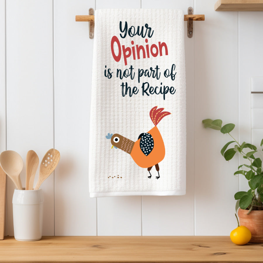 Not Part Of The Recipe Kitchen Tea Towel Kitchen Towels