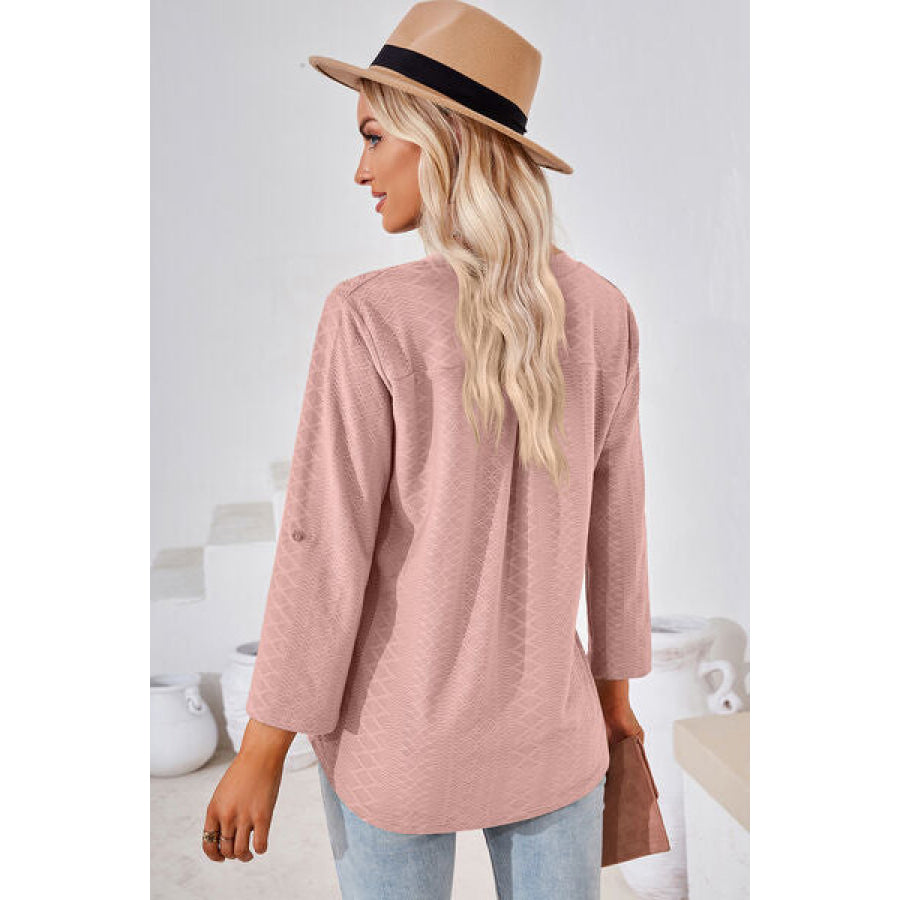 Notched Roll - Tab Sleeve T - Shirt Apparel and Accessories