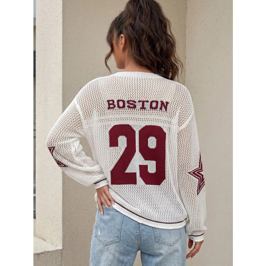 Number 29 Openwork Knit Cover Up Apparel and Accessories