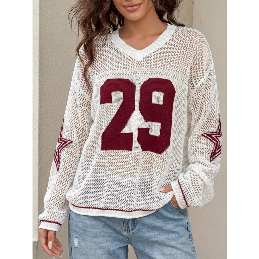 Number 29 Openwork Knit Cover Up Apparel and Accessories