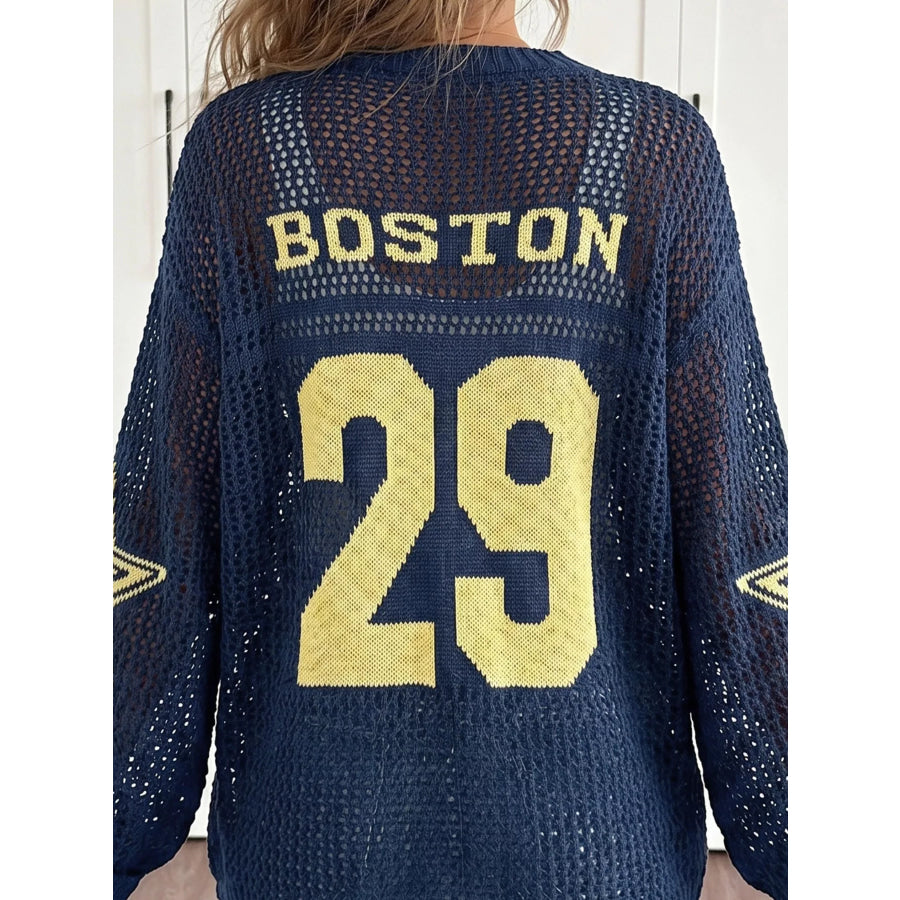 Number 29 Openwork Knit Cover Up Apparel and Accessories