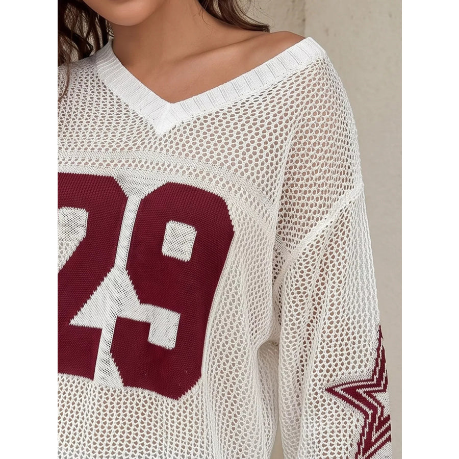 Number 29 Openwork Knit Cover Up Apparel and Accessories