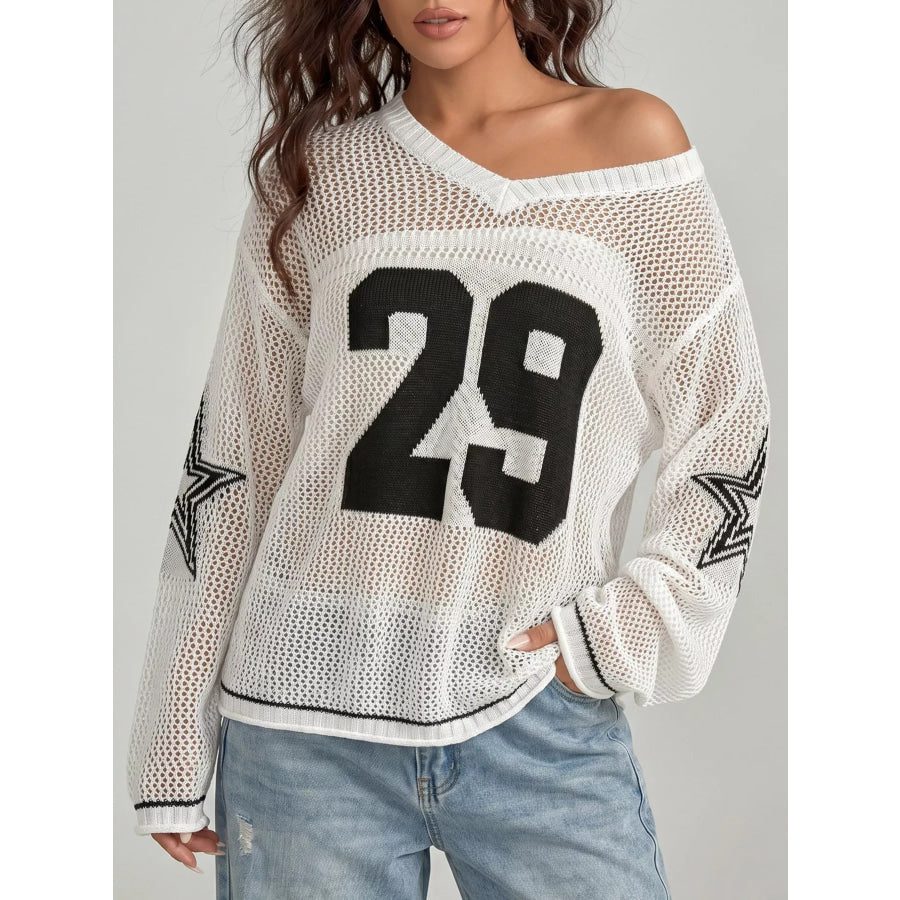 Number 29 Openwork Knit Cover Up Apparel and Accessories