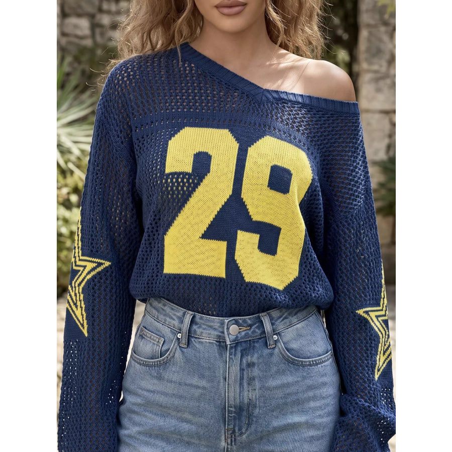 Number 29 Openwork Knit Cover Up Apparel and Accessories