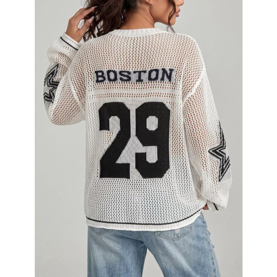 Number 29 Openwork Knit Cover Up Apparel and Accessories