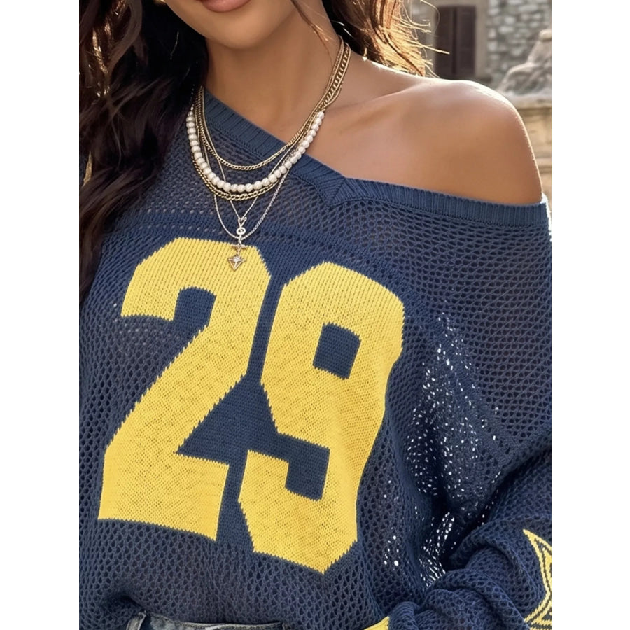 Number 29 Openwork Knit Cover Up Apparel and Accessories