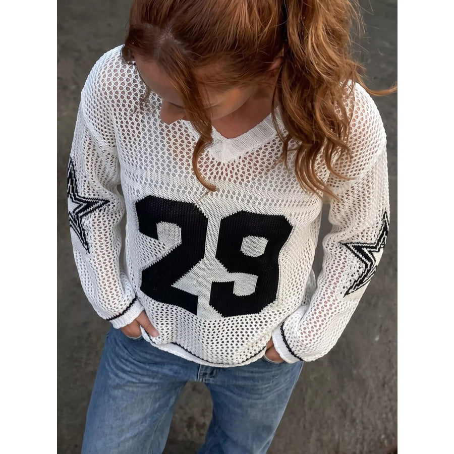Number 29 Openwork Knit Cover Up Apparel and Accessories