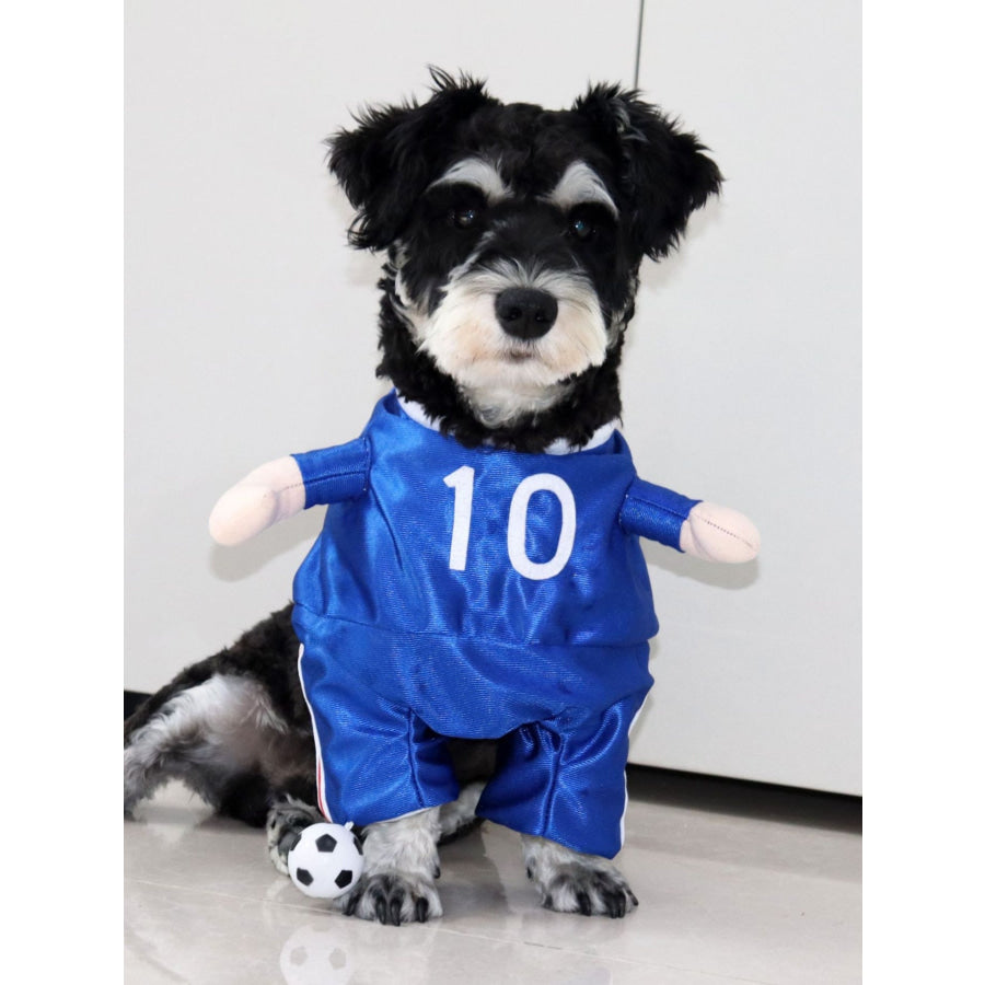 Number Pet Jumpsuit Royal Blue / S Apparel and Accessories