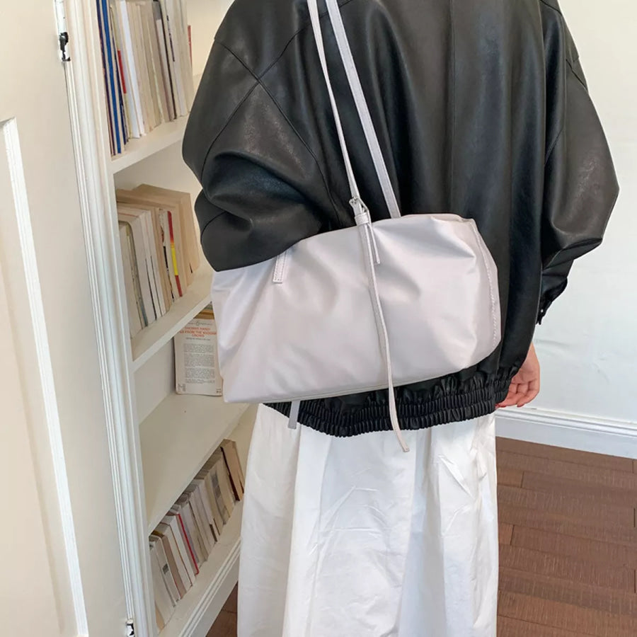 Nylon Shoulder Bag with Adjustable Strap Apparel and Accessories