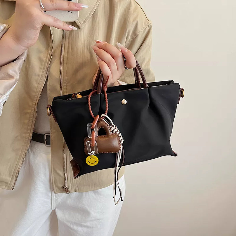 Nylon Waterproof Mini Handbag Black / One Size Apparel and Accessories