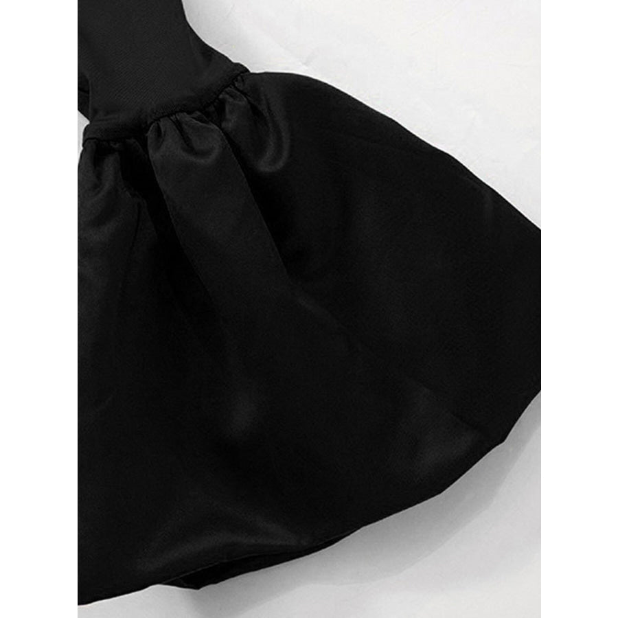 Off-Shoulder Flounce Sleeve Maxi Dress Apparel and Accessories