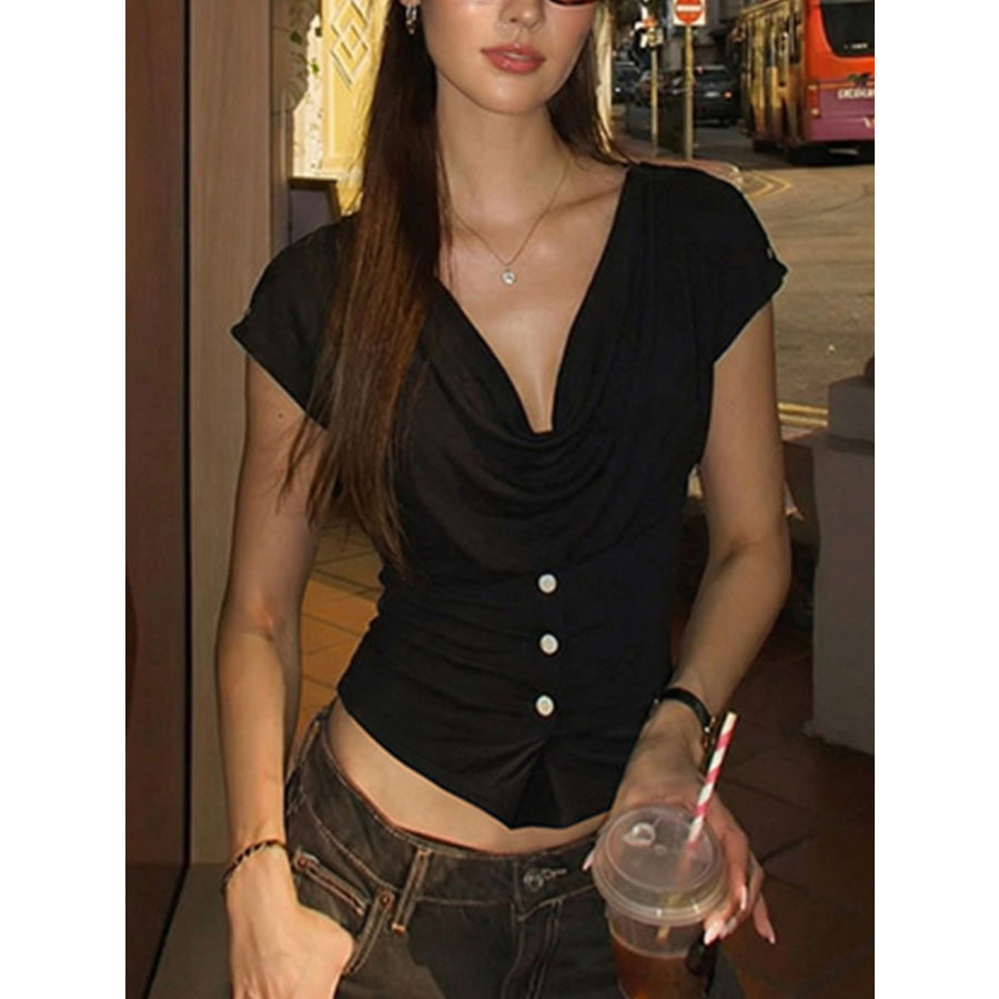 Off-Shoulder Slim Fit Blouse Apparel and Accessories