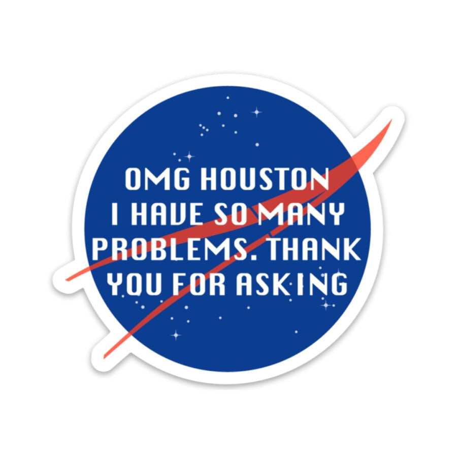 OMG Houston Sticker sticker