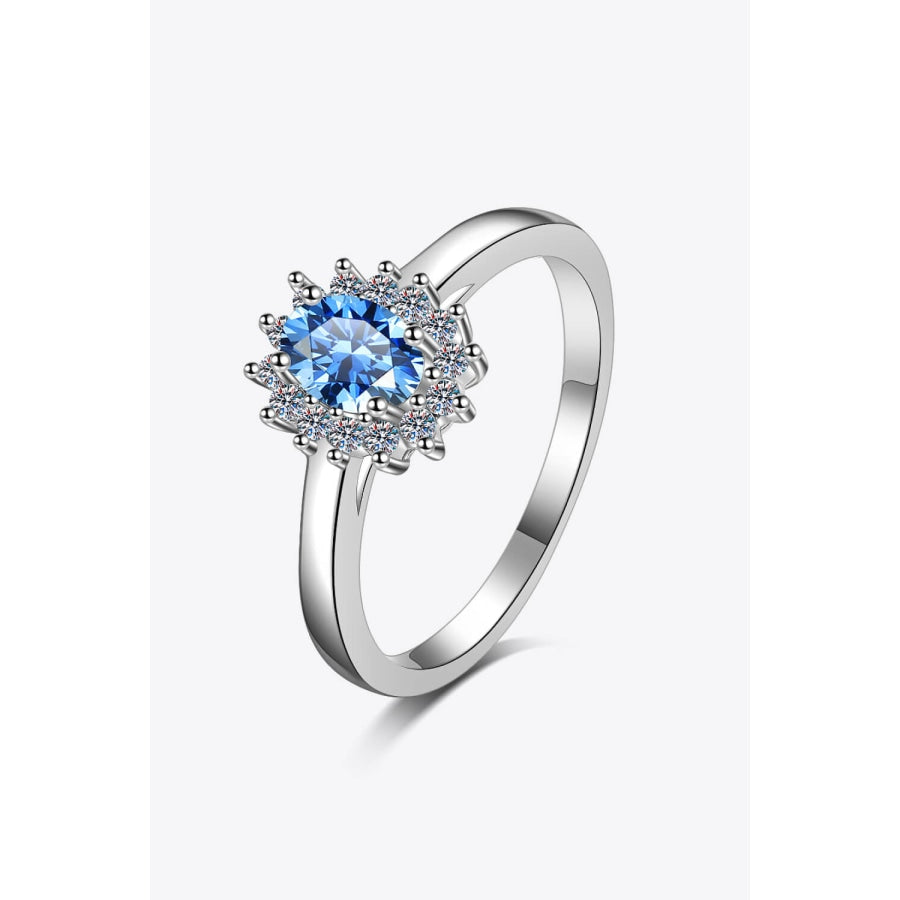 On My Own Moissanite Ring Cobalt Blue / 5