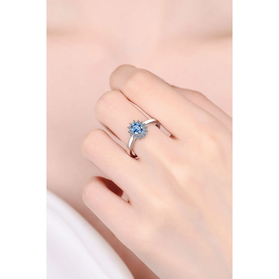 On My Own Moissanite Ring Cobalt Blue / 5