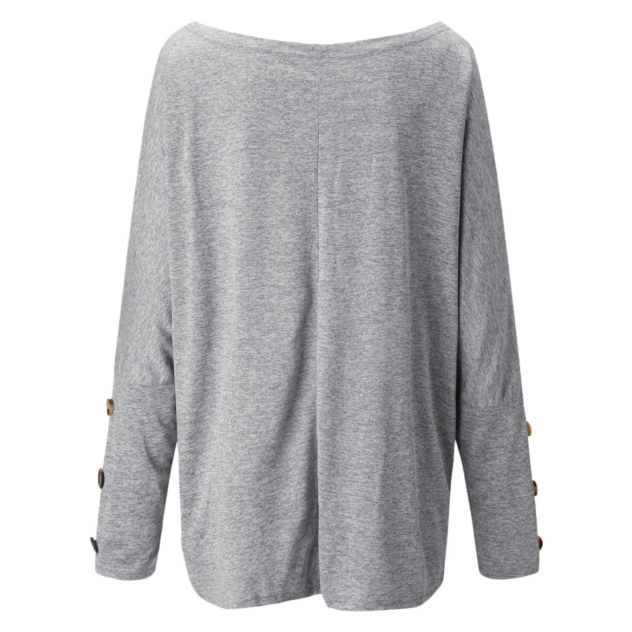 One Shoulder Long Sleeve T-Shirt Apparel and Accessories